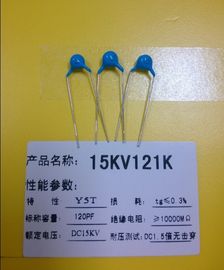 Tụ điện đĩa gốm 15KV 121K DC 120pF Varistors cho bảng mạch in