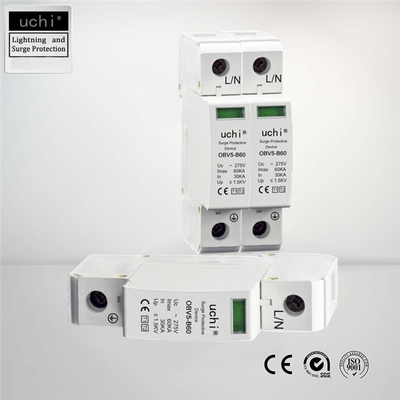 OBV5-B60 Ac Surge Arrester Spd Loại 1 và 2 Din Có thể gắn vào