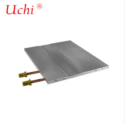 Đĩa lạnh lỏng tùy chỉnh CNC Xếp xát Epoxy Lấp đầy chôn vùi ống phẳng Đĩa làm mát nước
