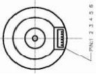 9V-16V 36 mm OD Brushless Dc Gearmotor 4 cực