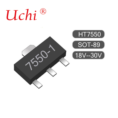 SOT89-3 HT7550-1 100mA Năng lượng thấp LDO 24V Trong thiết bị chạy pin