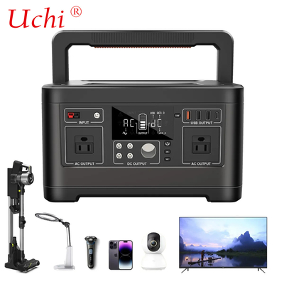 500W Capacity Large Portable Outdoor Power Station pin 520Wh