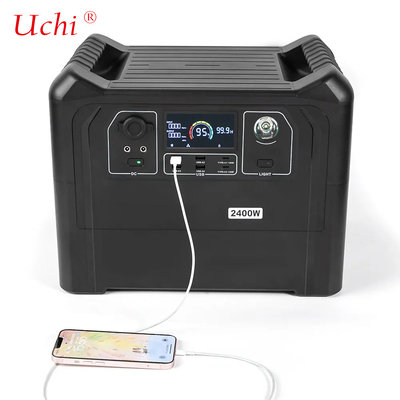 2400W 4800W Trạm điện ngoài trời di động 2560WH