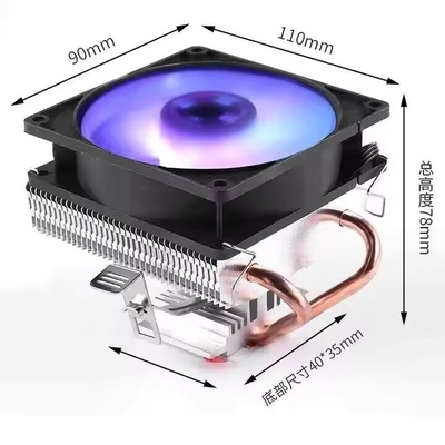 Đặt giá giảm giá 12v DC Fan Cooler Mini Aluminum Heatsink CPU Cooler