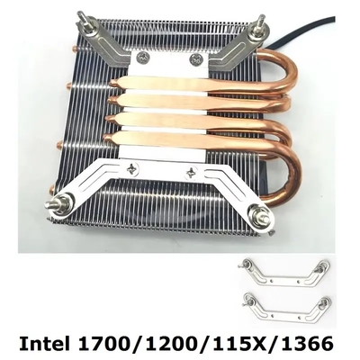 Custom ODM Super Thin Cpu Cooler Độ dày 36mm Độ cao AMD AM4 AM3 FM2 1200 115X 1700 1366 Heatsink Fan 1U Server Radiator