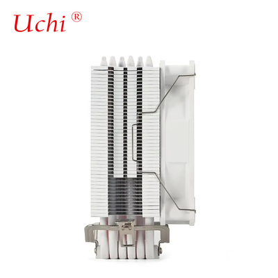 Máy tính 6 ống trắng Cpu Cooler Dual Fan RGB Heat Sink Máy tính PC