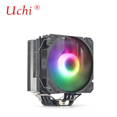 Máy quạt tản nhiệt màu đen đèn đồng ống sưởi Universal CPU Cooler cho Intel I3 I5 I7 I9 Lga 1151 1366 1700 2011 2066 AMD AM4 AM5