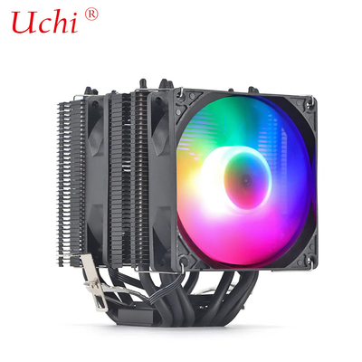 Máy quạt tản nhiệt màu đen đèn đồng ống sưởi Universal CPU Cooler cho Intel I3 I5 I7 I9 Lga 1151 1366 1700 2011 2066 AMD AM4 AM5