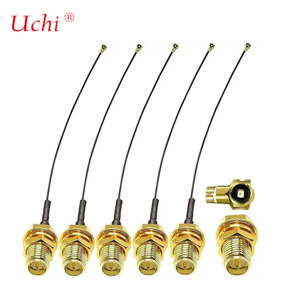 WiFi Antenna Booster với 15cm 6inch 1.13mm RP-SMA nữ đến UFL Cáp đồng trục Cáp truyền thông