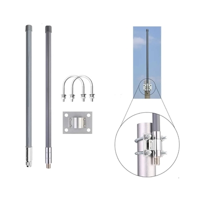 FRP ISM Fiberglass Antenna N Nam 5.8db 860Mhz-930Mhz ngoài trời Tăng suất cao Tầm xa Truyền thông Anten arrester