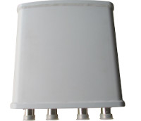 Ngoài trời 4 cổng bảng điều khiển phân cực kép ăng-ten 698-960/1710-2700/3300-4000MHz Trạm cơ sở ăng-ten GSM 2G 2G 4G 5G Thiết bị RF