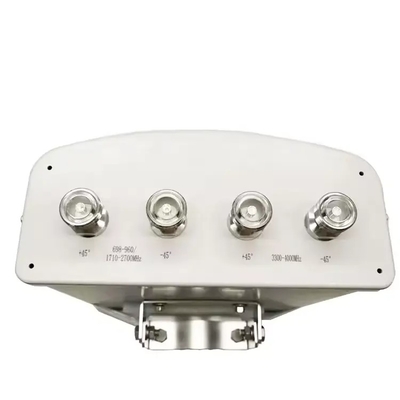 Ngoài trời 4 cổng bảng điều khiển phân cực kép ăng-ten 698-960/1710-2700/3300-4000MHz Trạm cơ sở ăng-ten GSM 2G 2G 4G 5G Thiết bị RF