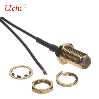 336314-12-0250 CBL ASSY AMC-RPSMA JCK-PL 9.843 Đường thẳng SMA đến MHF Plug