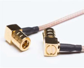 90 độ SMB nam để góc nam cắm nữ với RG316 cáp đồng trục 50ohm