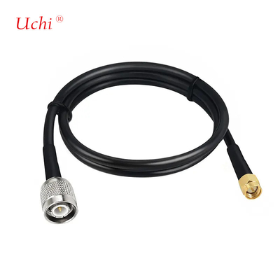 RG58 SMA Nam đến TNC Nam mất mát thấp 50Ohm RF Cáp đồng trục Adapter TNC đến SMA Cáp mở rộng cho thiết bị LAN không dây