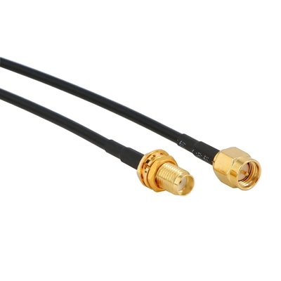 SMA-J/N-J/K Tất cả đồng SYV50-5 Cáp mở rộng truyền RF Loss thấp LMR400 10D-FB Cáp RF đồng trục cho truyền thông RJ59 SMA
