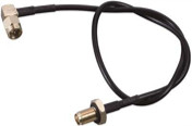 CRC9JW / FK dây kết nối tần số cao đồng trục RG174 CRC9 nam cong F nữ 15CM tất cả các dây RF đồng