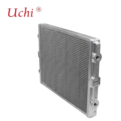 Máy trao đổi nhiệt bằng mảng nước - Vòng đuôi Máy trao đổi nhiệt microchannel Máy trao đổi nhiệt nhỏ gọn nhẹ
