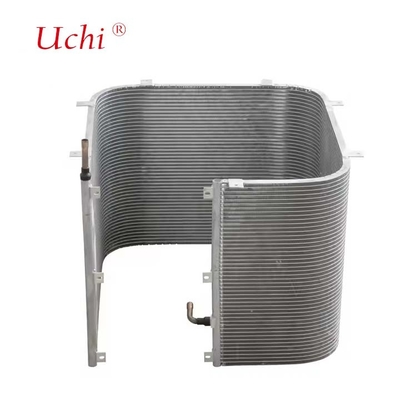 Bộ trao đổi nhiệt vi kênh cánh tản nhiệt ngang dạng u tiết kiệm năng lượng, bộ ngưng tụ vi kênh