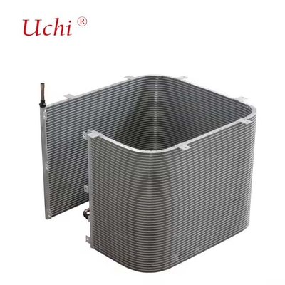 Bộ trao đổi nhiệt vi kênh cánh tản nhiệt ngang dạng u tiết kiệm năng lượng, bộ ngưng tụ vi kênh