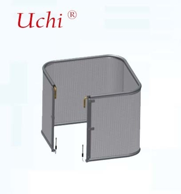 Bộ trao đổi nhiệt vi kênh cánh tản nhiệt ngang dạng u tiết kiệm năng lượng, bộ ngưng tụ vi kênh