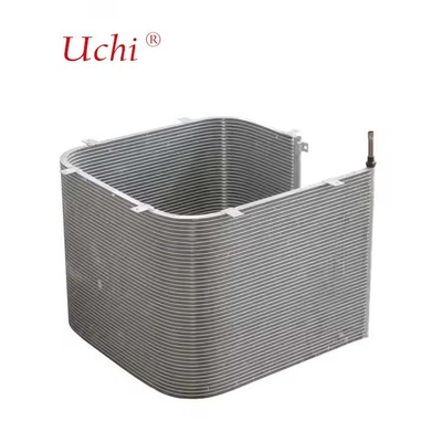 Bộ trao đổi nhiệt vi kênh cánh tản nhiệt ngang dạng u tiết kiệm năng lượng, bộ ngưng tụ vi kênh