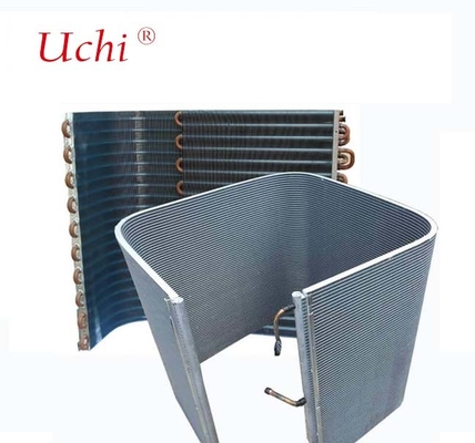 Bộ trao đổi nhiệt vi kênh cánh tản nhiệt ngang dạng u tiết kiệm năng lượng, bộ ngưng tụ vi kênh