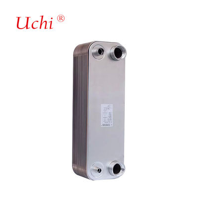 Stainless Steel Brazed Plate B3-52 cho nước hơi sưởi ấm Máy trao đổi nhiệt microchannel 5HP đến 15HP