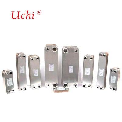 Stainless Steel Brazed Plate B3-52 cho nước hơi sưởi ấm Máy trao đổi nhiệt microchannel 5HP đến 15HP
