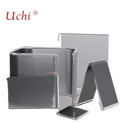 Bộ trao đổi nhiệt ống vi kênh nhôm Tiết kiệm năng lượng Giảm tiêu thụ