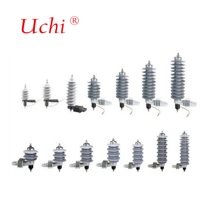 Loại phân phối Metal Oxide Polymer Lightning 10kv Surge Arrester