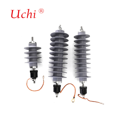 ISO9001 Dòng phân phối tổng hợp MOA 10KA 33KV Zinc Oxide Gapless Arrester