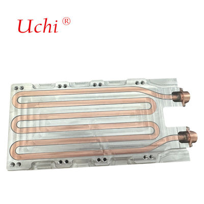 Đĩa làm mát chất lỏng tùy chỉnh Đồng-Aluminium Thủy tản nhiệt Đĩa làm mát nước Đĩa làm mát lạnh Hệ thống làm mát