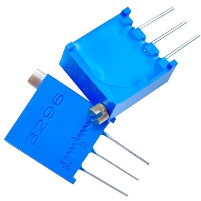 3296w Variable Resistor Top Adjustment Multi-turn Ceramic Fine Adjustment Potentiometer, 10k Precision Potentiometer