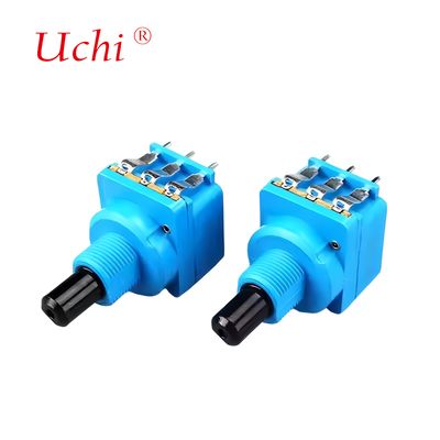 Chiết áp xoay đồng trục WH116AK với công tắc nhấn 10A