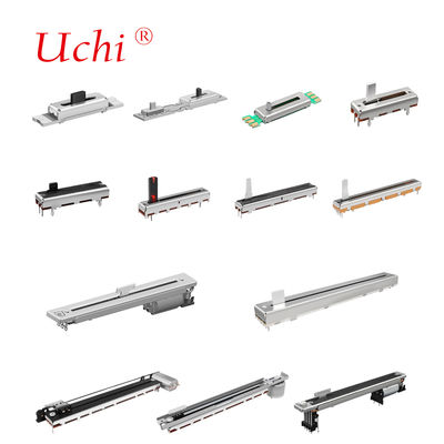 WH3012P 30mm 45mm Stereo Dual Sliding Potentiometer B10K Travel Sliding Potentiometer