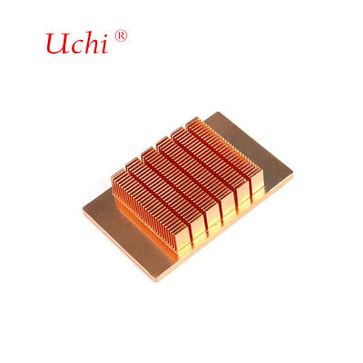 58W High Density Copper Pin Fins Skived Heatsink