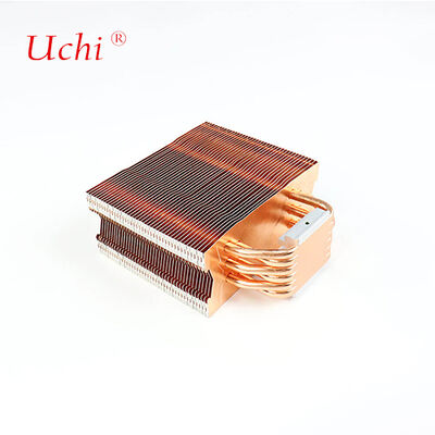 Đồng-Aluminium Composite Fin Computer CPU Tối nhiệt