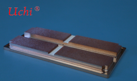 Split-type Pure Copper Microchannel Cold Plate (Dual Heat Source Microchannel Liquid Cooling Heat Sink)