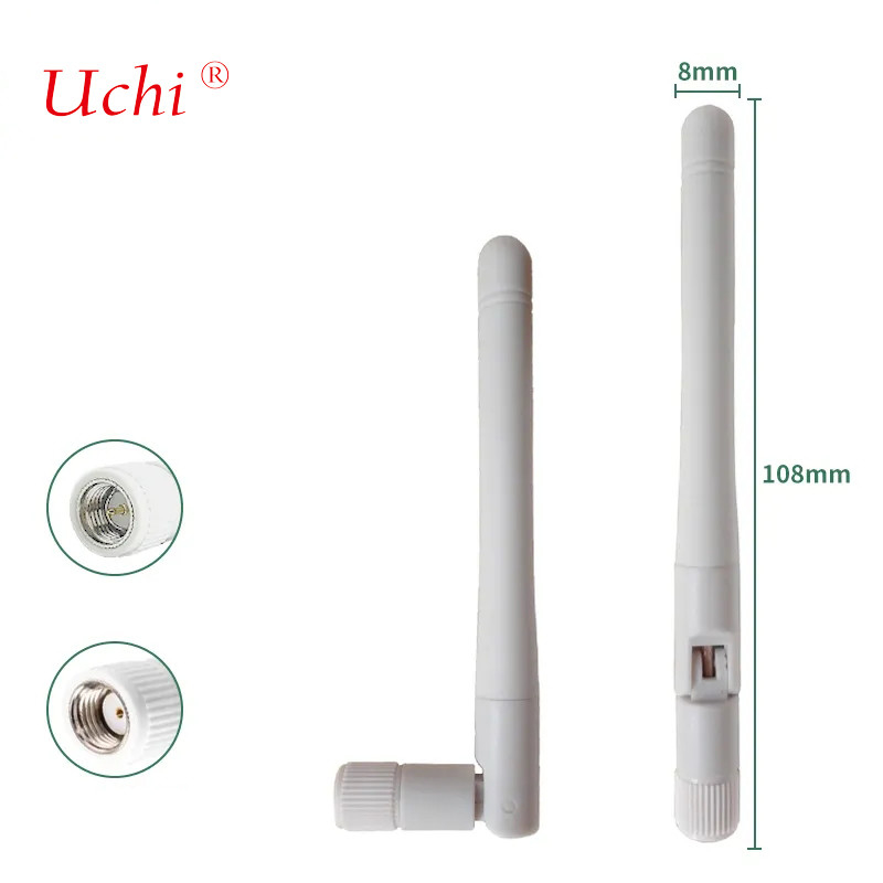 WIFI 2.4G Ứng độ gấp Antenna Gateway không dây AP Card Module bên ngoài Omnidirectional High-Gain 2dbi Glue Stick Split Antenna