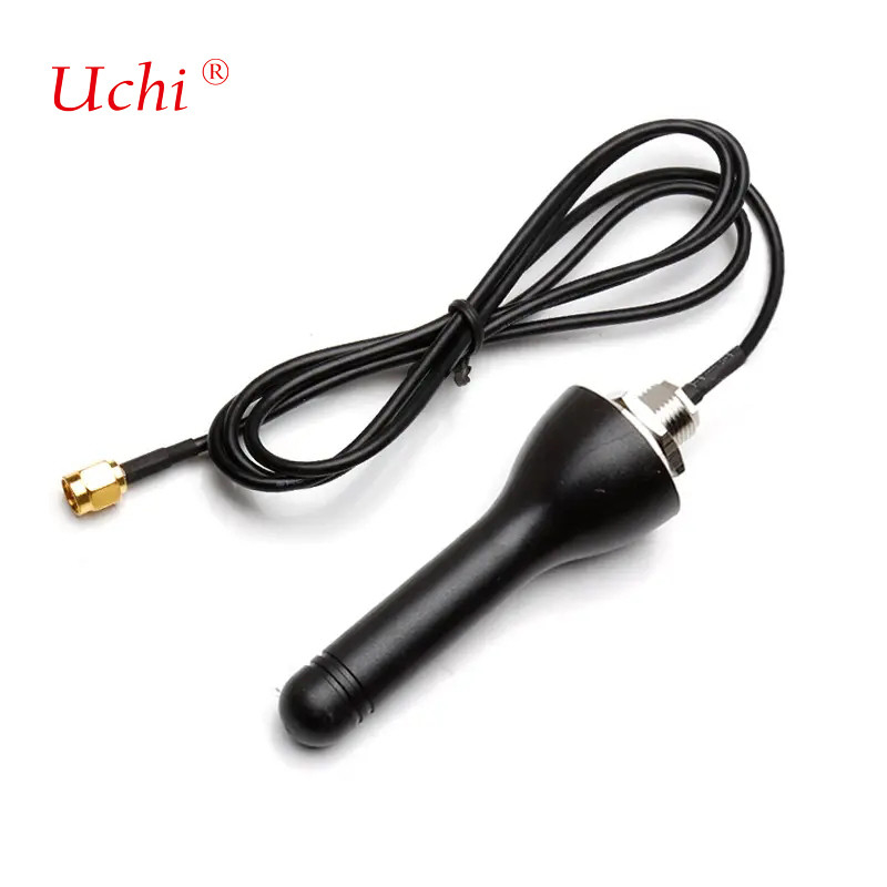 80mm 2.4GHz ABS ngoài chống nước cao su vịt ăng-ten WiFi cho SMA phân cực dọc