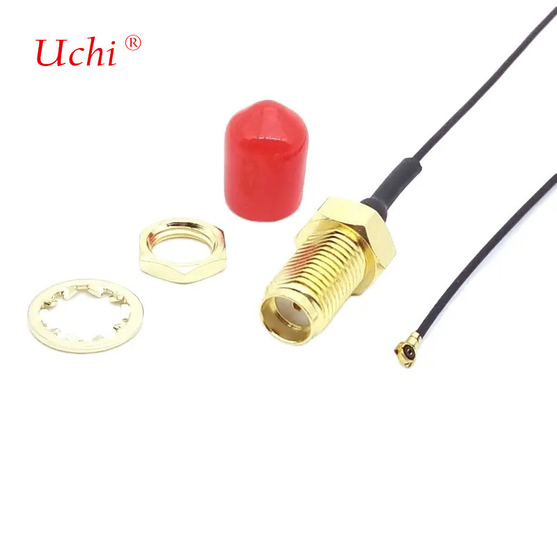 SMA đến Ufl đuôi lợn SMA nữ đến Ufl cáp mở rộng nữ 5cm Ra SMA nữ đến Ufl cáp