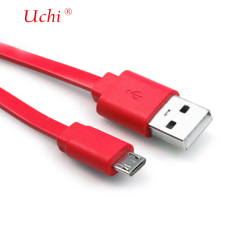 USB 3A loại C Cáp sạc PVC hình nốt phẳng loại sạc nhanh cho điện thoại di động Cáp sạc điện thoại di động