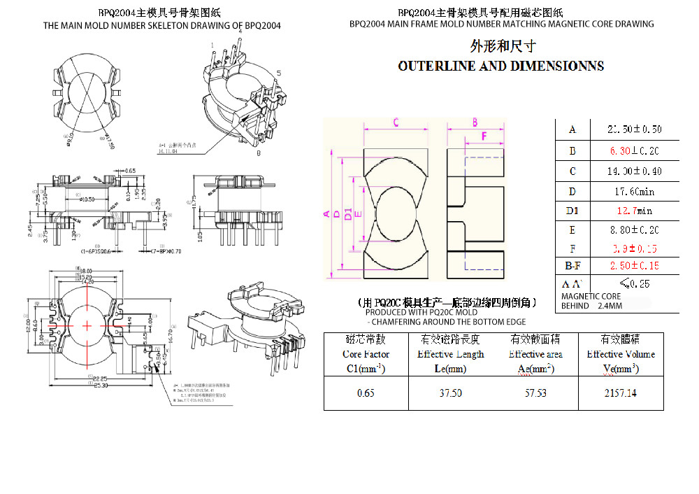 BPQ2004 PQ2005 Máy biến áp phân phối điện dọc 4 2 2 PIN Cho hiệu suất điện tối ưu