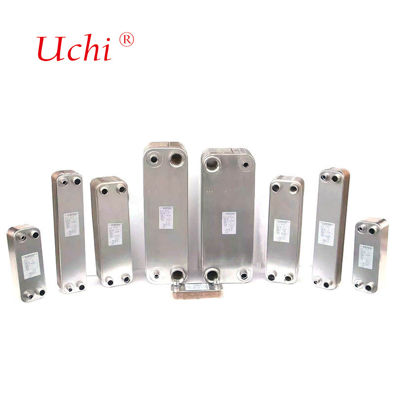 Stainless Steel Brazed Plate B3-52 cho nước hơi sưởi ấm Máy trao đổi nhiệt microchannel 5HP đến 15HP
