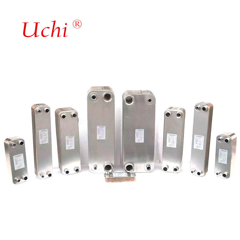 Stainless Steel Brazed Plate B3-52 cho nước hơi sưởi ấm Máy trao đổi nhiệt microchannel 5HP đến 15HP