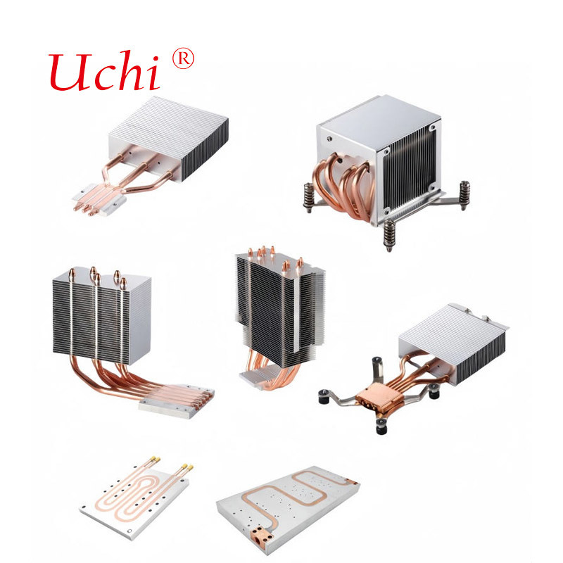 Tấm làm mát bằng nước cho máy tính PC, máy chủ, tấm làm mát CPU, bộ tản nhiệt, nhôm, làm mát bằng chất lỏng, ống dẫn nhiệt bằng đồng, bộ tản nhiệt