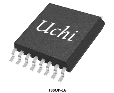 IC mạch tích hợp bộ chuyển đổi kỹ thuật số sang tương tự 8 kênh, 8-bit với bộ khuếch đại thuật toán đầu ra