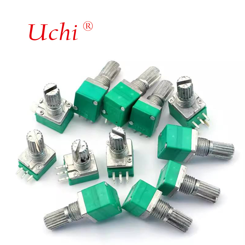 RK097NS Chiết áp xoay 5 chân 9mm 10K Mono Chính xác