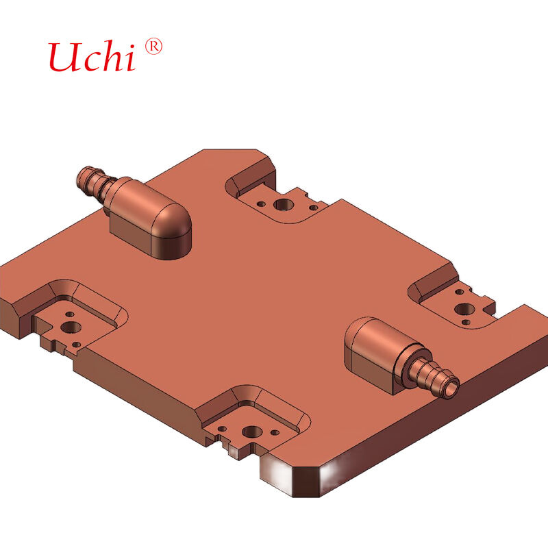 Bộ kết nối đĩa lạnh lỏng đồng đúc cho UQD Quick-Connect Fitting Liquid Cooling Module